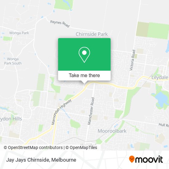 Mapa Jay Jays Chirnside