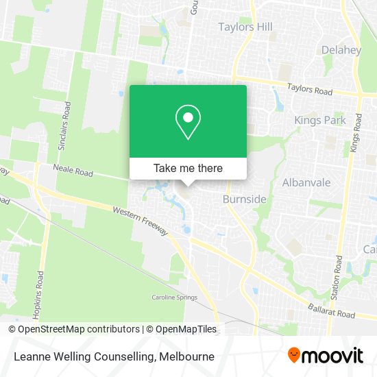 Leanne Welling Counselling map