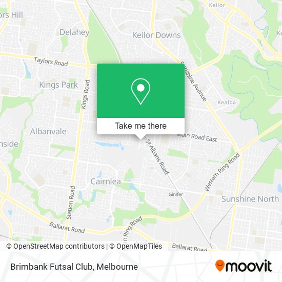 Brimbank Futsal Club map