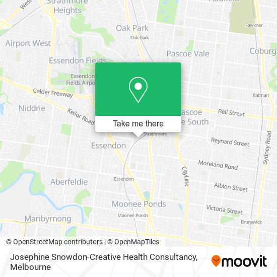 Josephine Snowdon-Creative Health Consultancy map