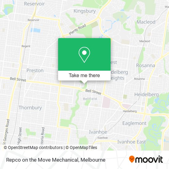Repco on the Move Mechanical map