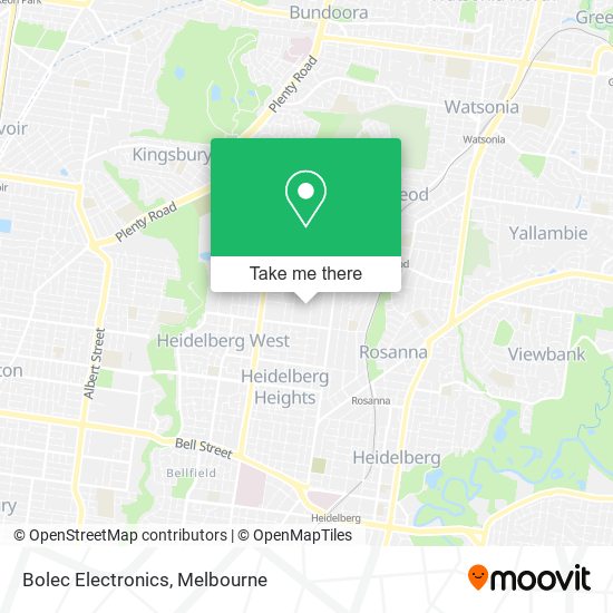 How to get to Bolec Electronics in Heidelberg West by Bus Train