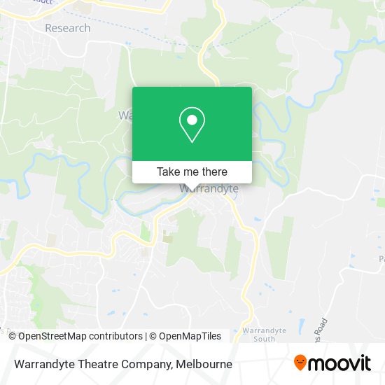 Warrandyte Theatre Company map