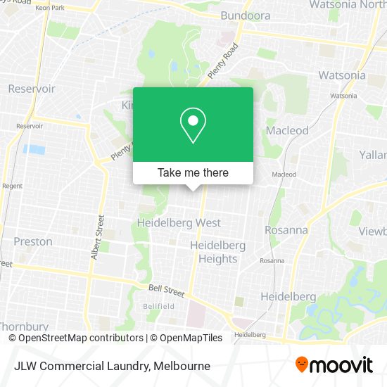 JLW Commercial Laundry map
