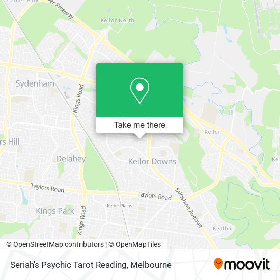 Seriah's Psychic Tarot Reading map