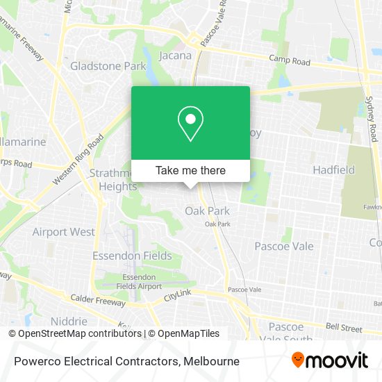 Powerco Electrical Contractors map