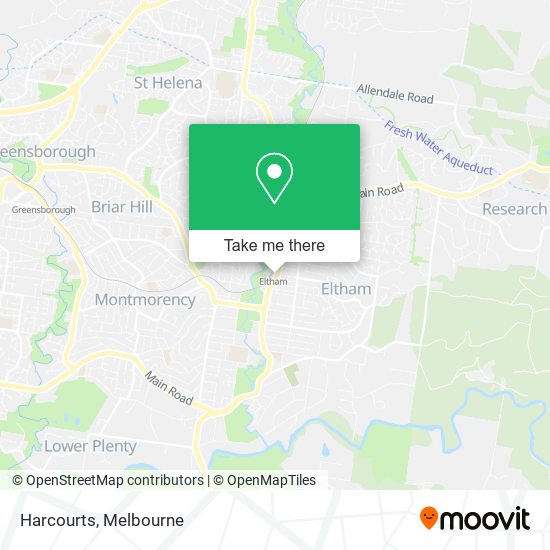 Harcourts map