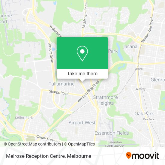Melrose Reception Centre map