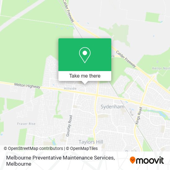 Mapa Melbourne Preventative Maintenance Services