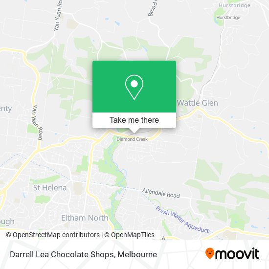 Darrell Lea Chocolate Shops map