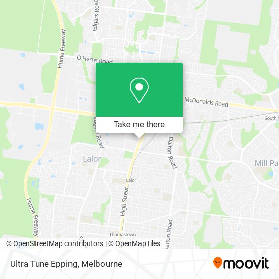 Mapa Ultra Tune Epping