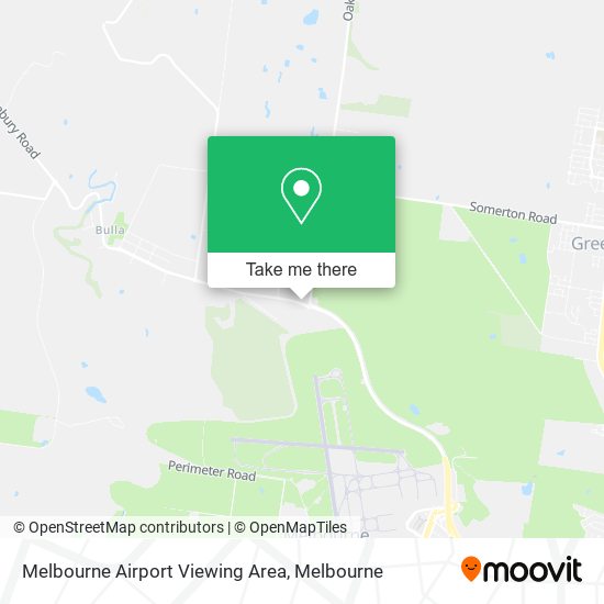 Melbourne Airport Viewing Area map