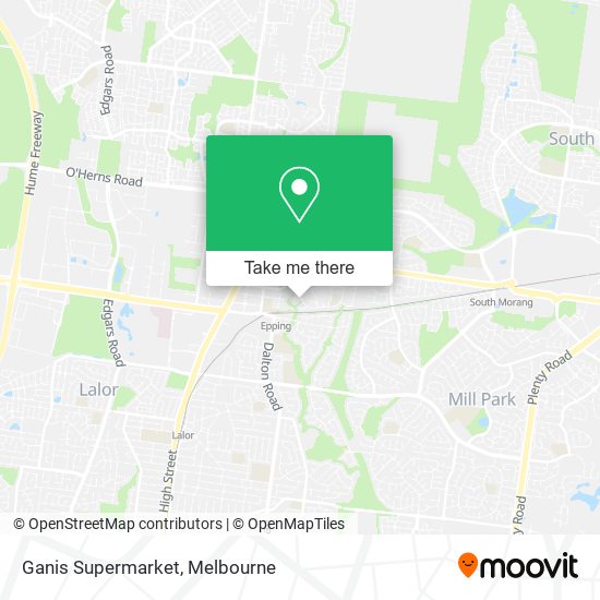 Ganis Supermarket map