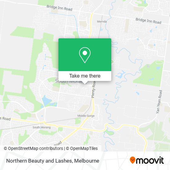 Northern Beauty and Lashes map