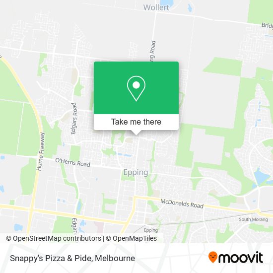 Snappy's Pizza & Pide map