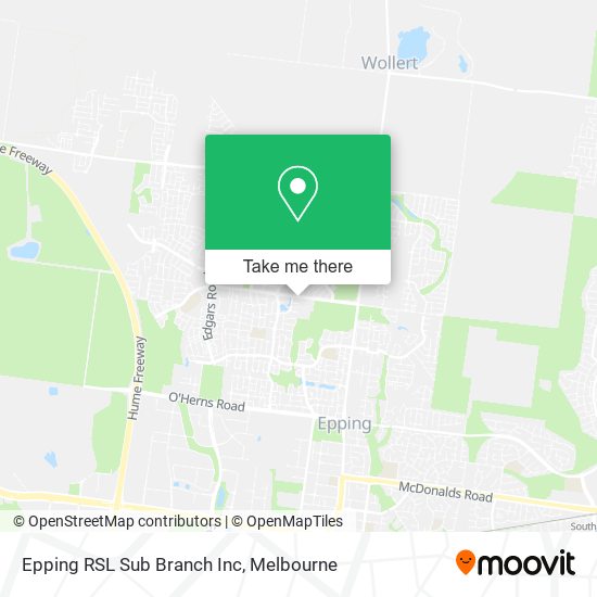 Epping RSL Sub Branch Inc map