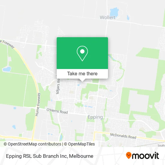 Epping RSL Sub Branch Inc map