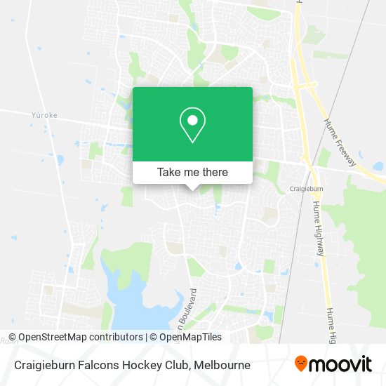 Craigieburn Falcons Hockey Club map