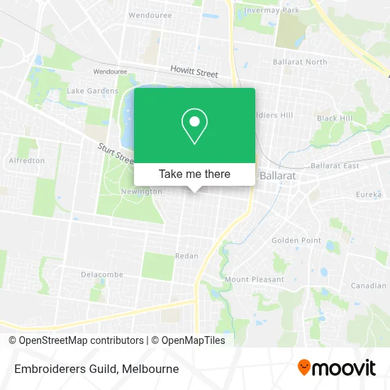 Mapa Embroiderers Guild