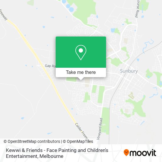 Kewwi & Friends - Face Painting and Children's Entertainment map