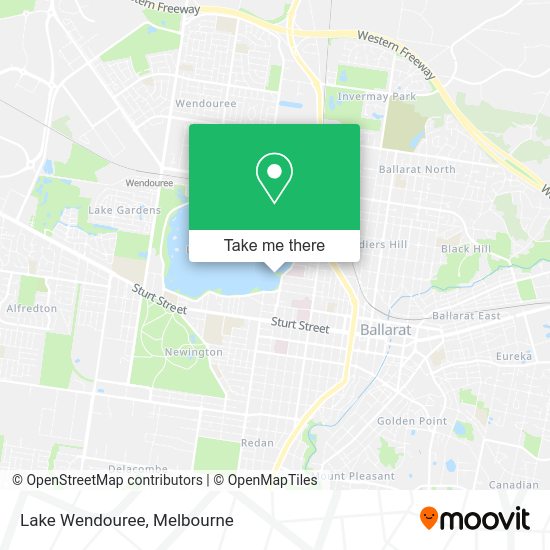 How to get to Lake Wendouree by Train or Bus?