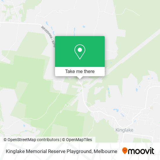 Mapa Kinglake Memorial Reserve Playground
