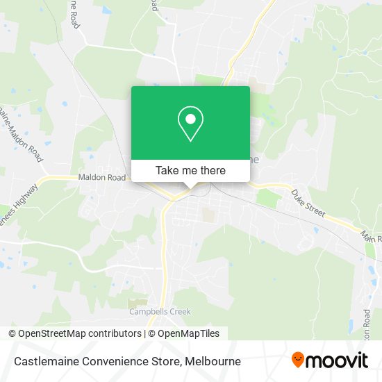 Castlemaine Convenience Store map