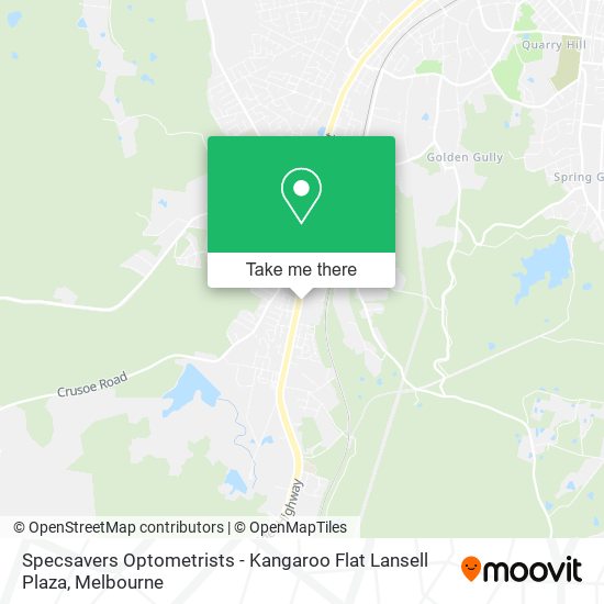 Specsavers Optometrists - Kangaroo Flat Lansell Plaza map