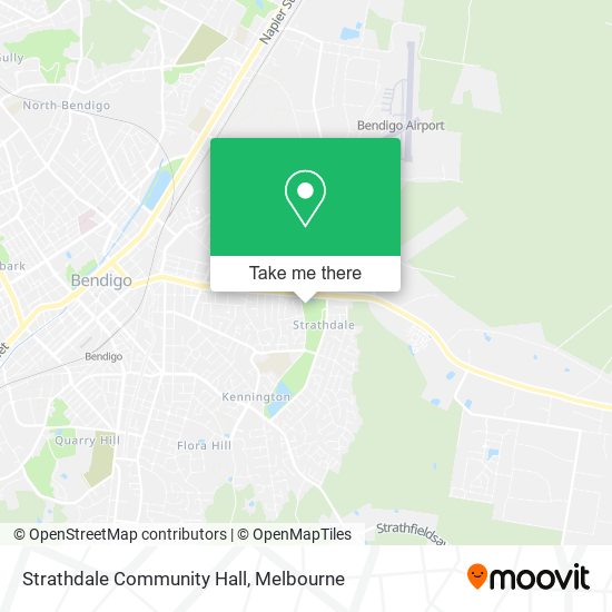 Mapa Strathdale Community Hall