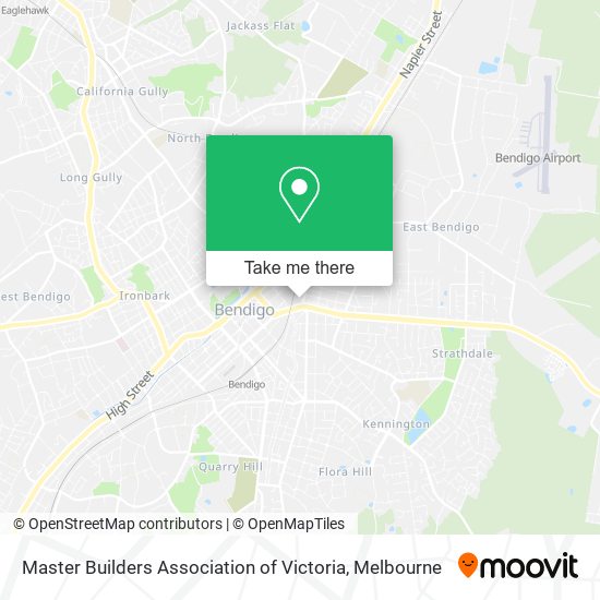 Master Builders Association of Victoria map