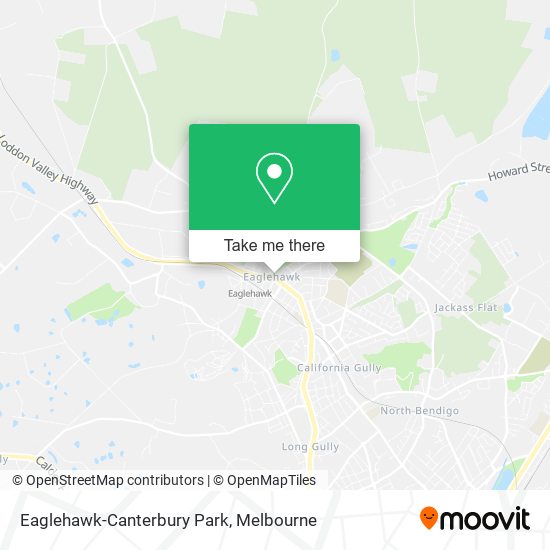 Eaglehawk-Canterbury Park map