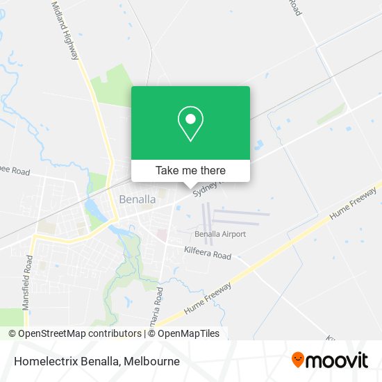 Homelectrix Benalla map