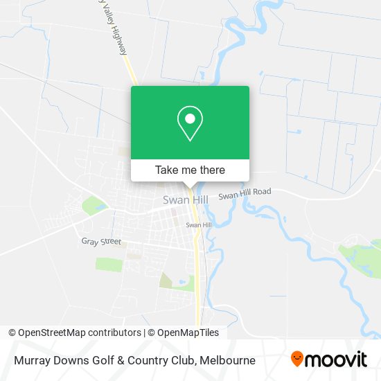 Murray Downs Golf & Country Club map