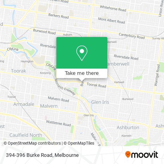 Mapa 394-396 Burke Road