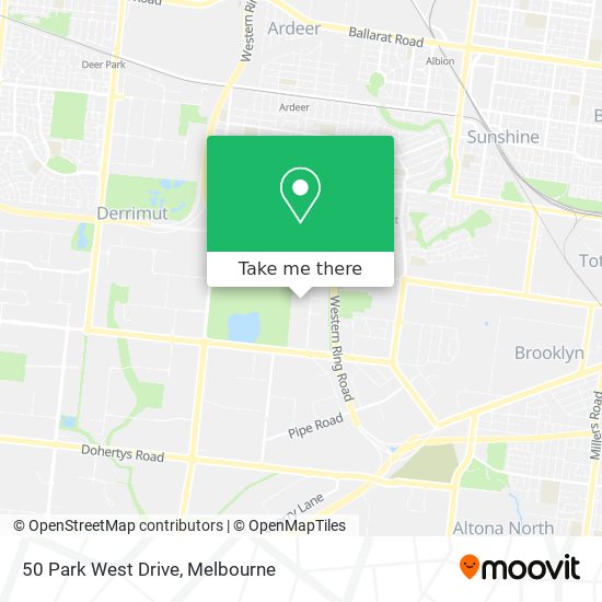 50 Park West Drive map