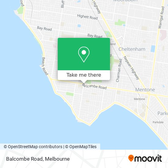 Balcombe Road map