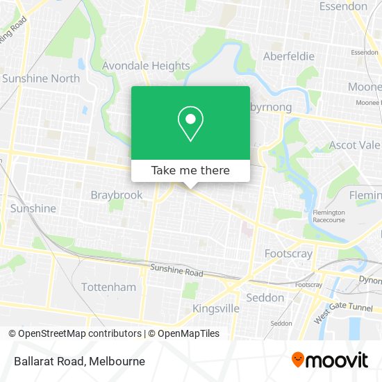 Ballarat Road map