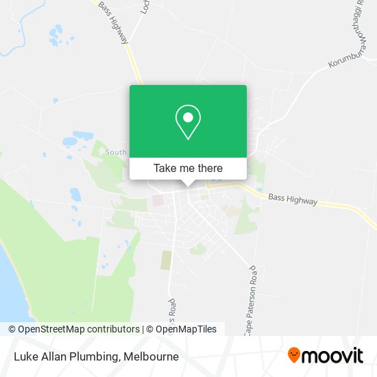 Mapa Luke Allan Plumbing