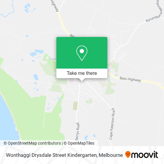 Wonthaggi Drysdale Street Kindergarten map