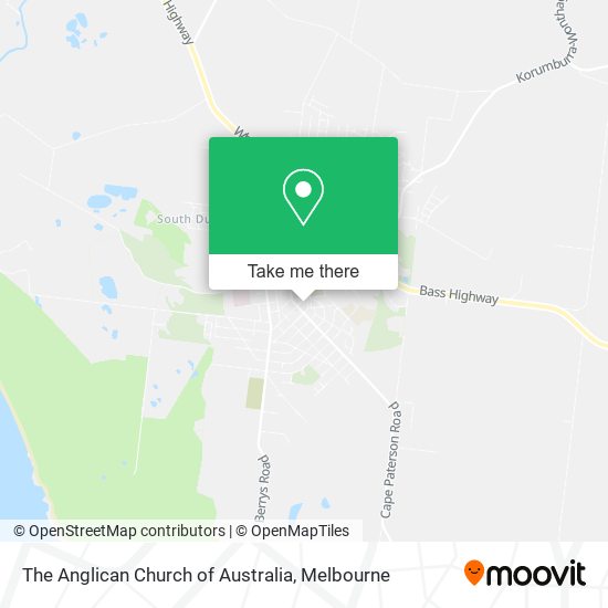 The Anglican Church of Australia map