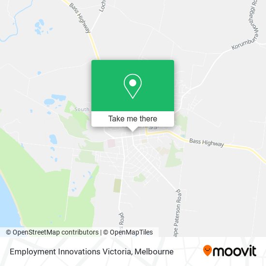 Employment Innovations Victoria map