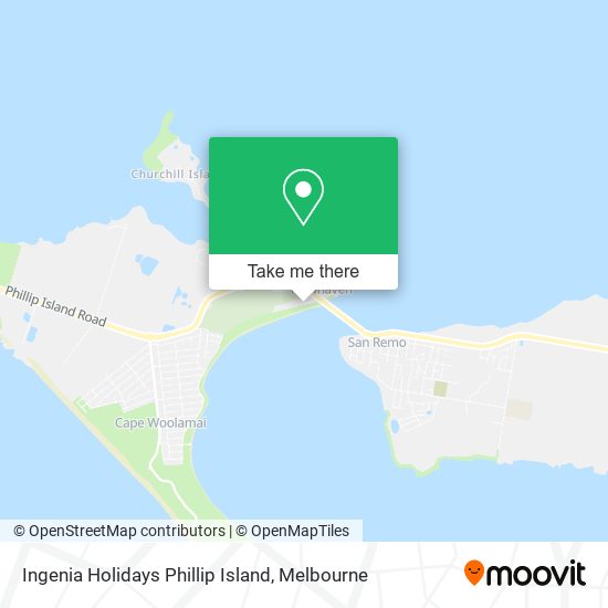Ingenia Holidays Phillip Island map