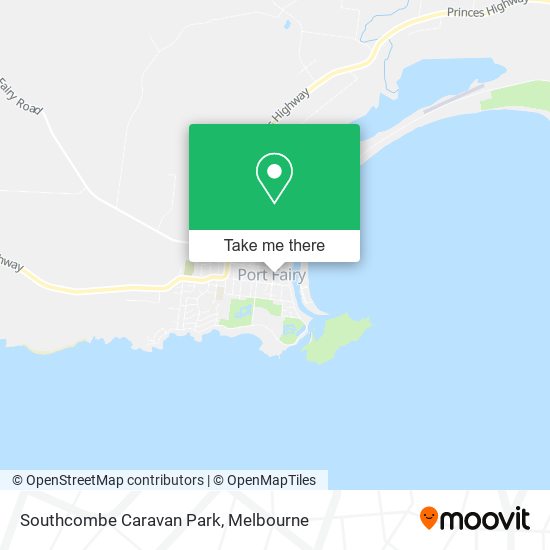 Southcombe Caravan Park map