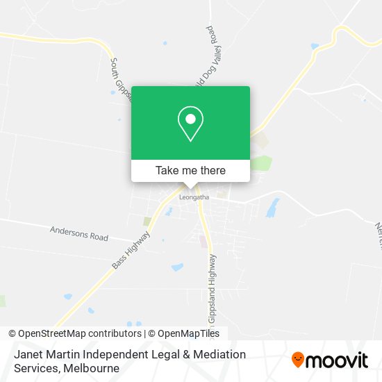 Janet Martin Independent Legal & Mediation Services map