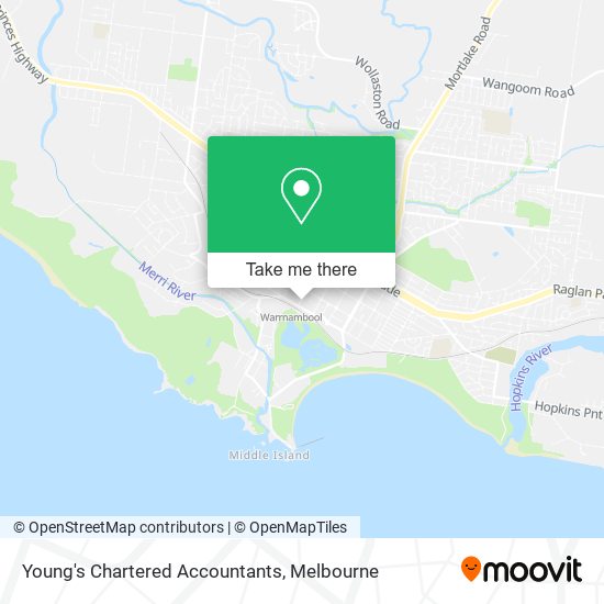 Young's Chartered Accountants map