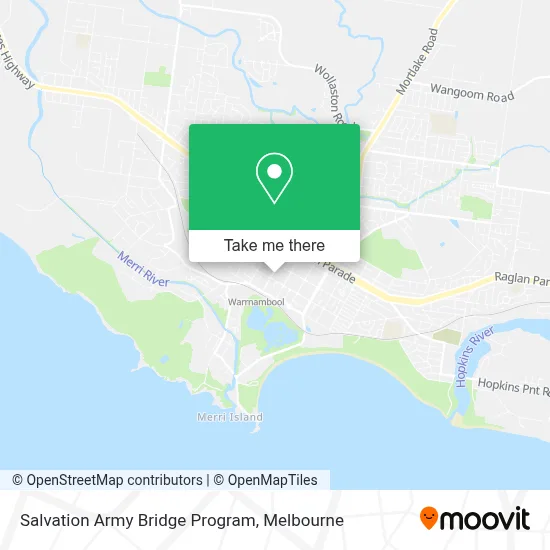 Mapa Salvation Army Bridge Program