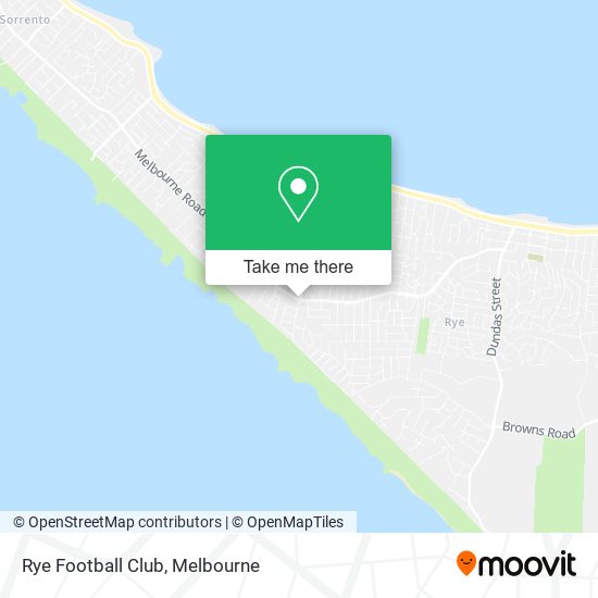 Rye Football Club map