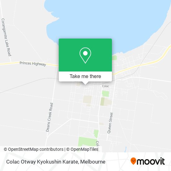 Colac Otway Kyokushin Karate map