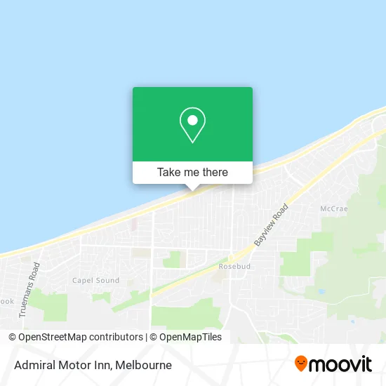 Admiral Motor Inn map