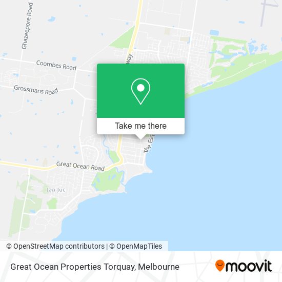 Great Ocean Properties Torquay map